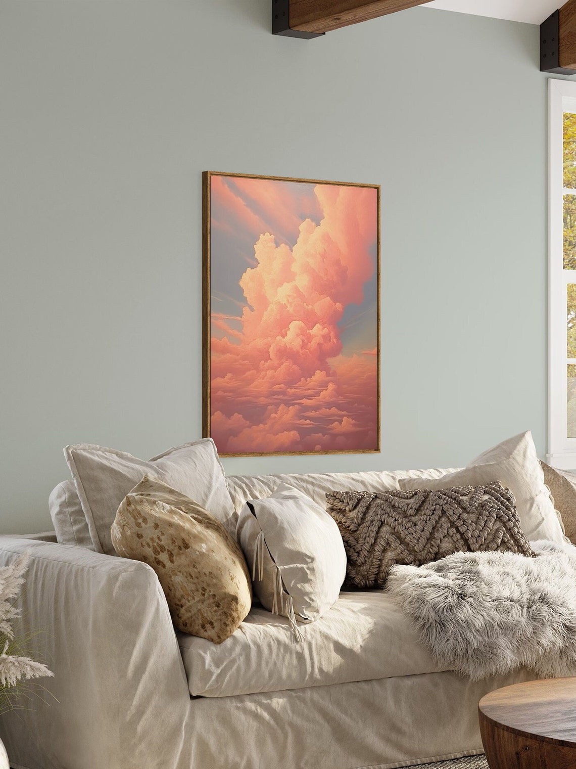 Cloud Pink Vintage Travel Poster - Image 3