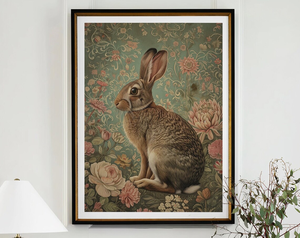 Rabbit Year Of The Rabbit Wall Art Print