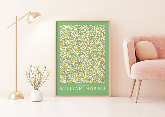 William Morris Green Border Lemon Tree Victoria Albert Museum Poster