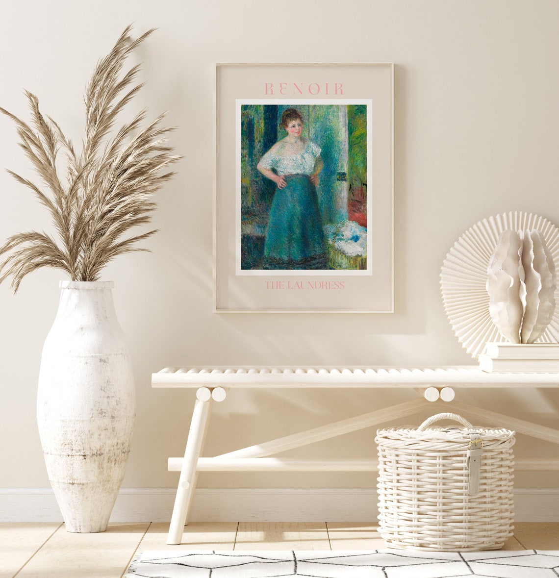 Renoir Poster August Renoir Print Renoir Wall Art Renoir Picture Renoir Monet Print Vintage Renoir Art Renoir The Laundress - Image 2