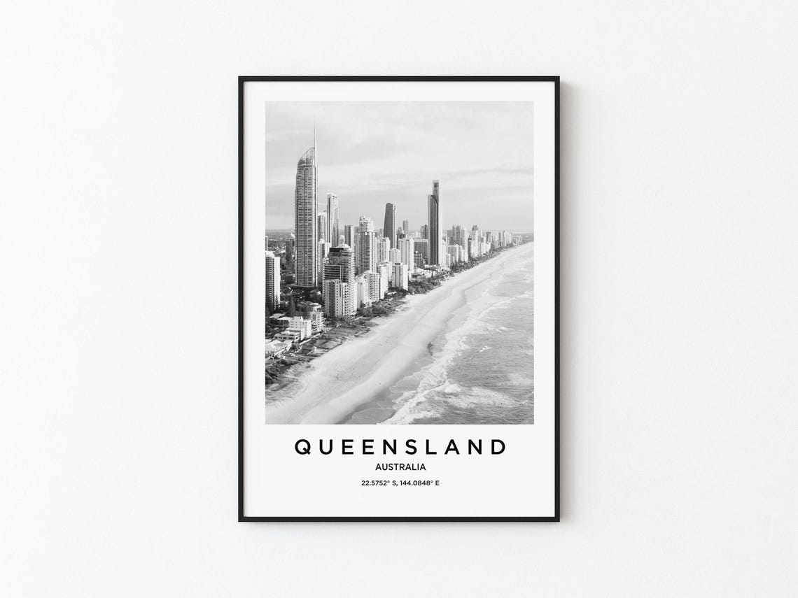 Queensland Art Queensland Print Queensland Poster Queensland Art Queensland Photo Queensland Map Queensland Painting Queensland Travel