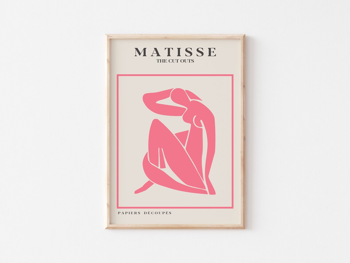 Matisse Cut Outs Art Print, Henri Matisse Decor