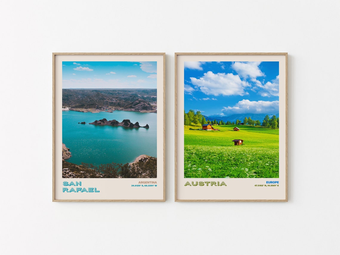 San Rafael Travel Poster San Rafael Print San Rafael Photo Print San Rafael Wall Decor San Rafael Travel Art Argentina San Rafael 2 - Image 2