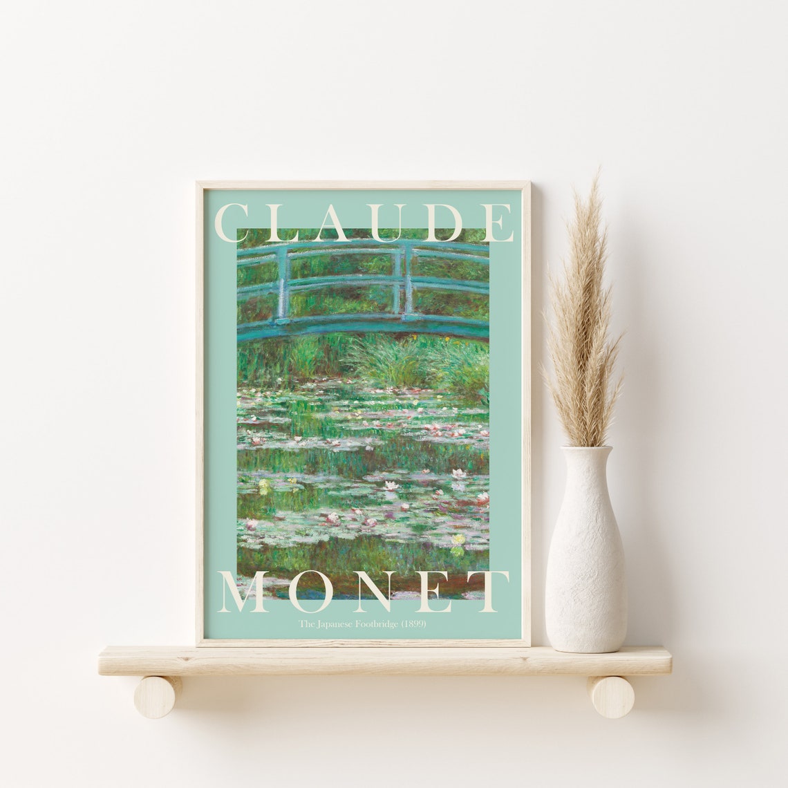 Claude Monet The Japanese Footbridge 1899 Giverny Lily Pond Poster - Image 2
