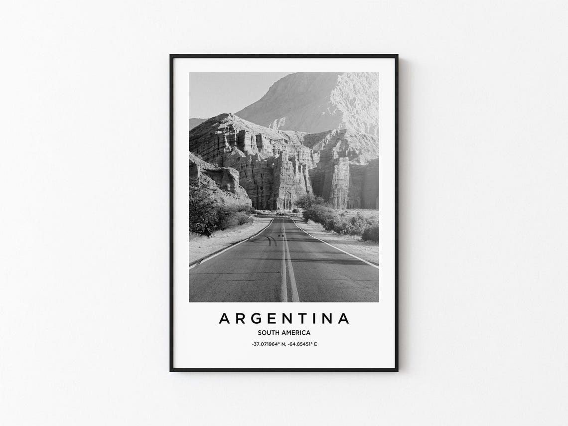 Argentina Art Argentina Print Argentina Poster Argentina Art Argentina Photo Argentina Map Argentina Painting Argentina Travel
