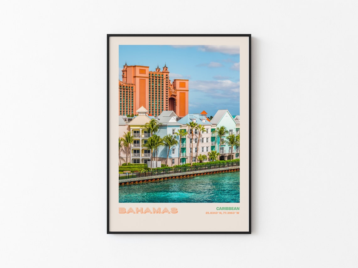 Bahamas Travel Poster Bahamas Print Bahamas Photo Print Bahamas Wall Decor Bahamas Travel Art Bahamas Bahamas Picture Bahamas 10 - Image 3