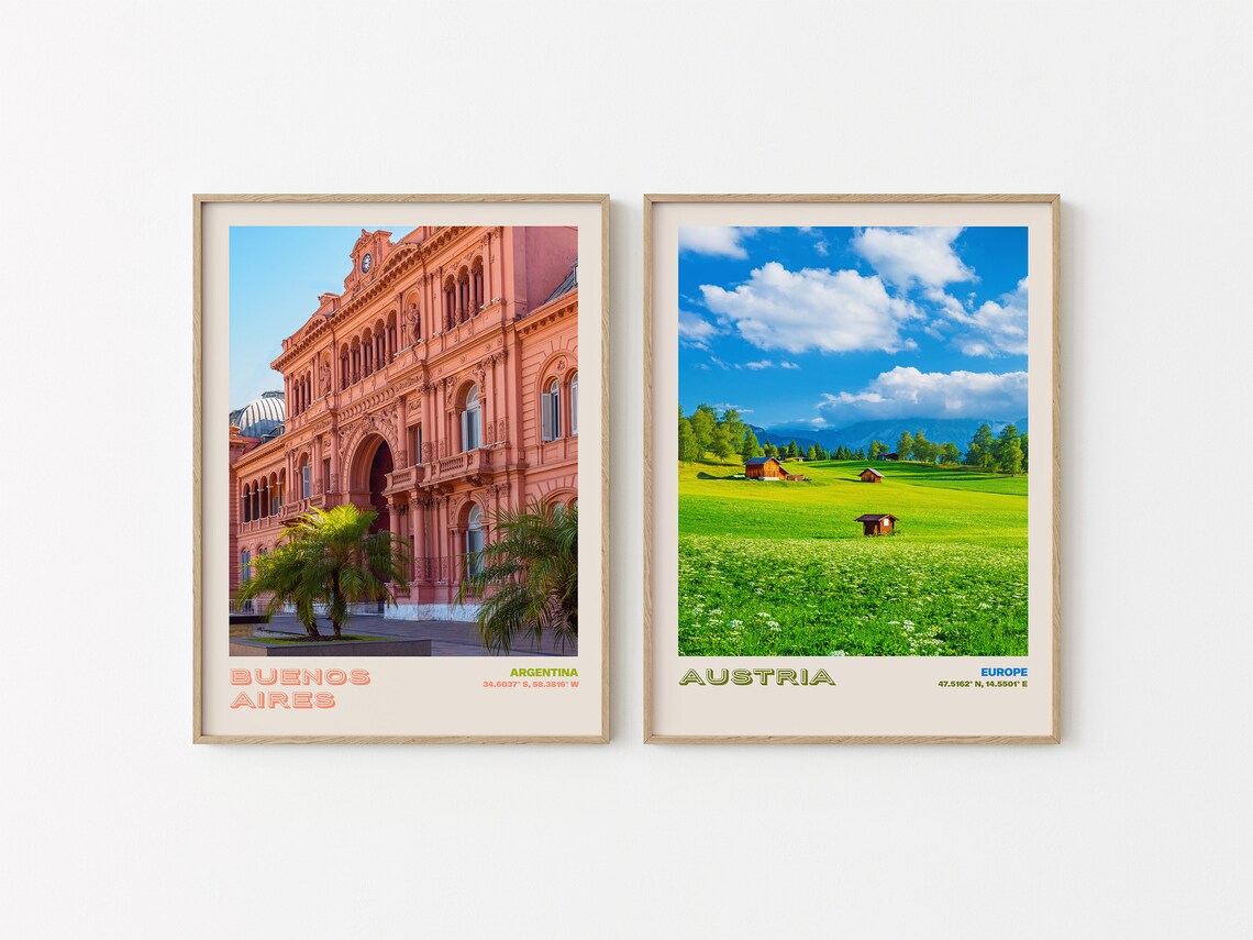 Buenos Aires Travel Poster Buenos Aires Print Buenos Aires Photo Print Buenos Aires Wall Decor Buenos Aires Picture Buenos Aires 3 - Image 2