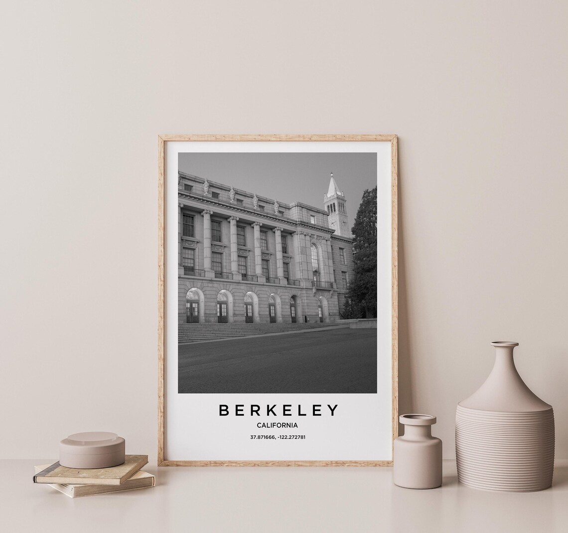 Berkeley Travel Poster, Berkeley Map Art Print - Image 2