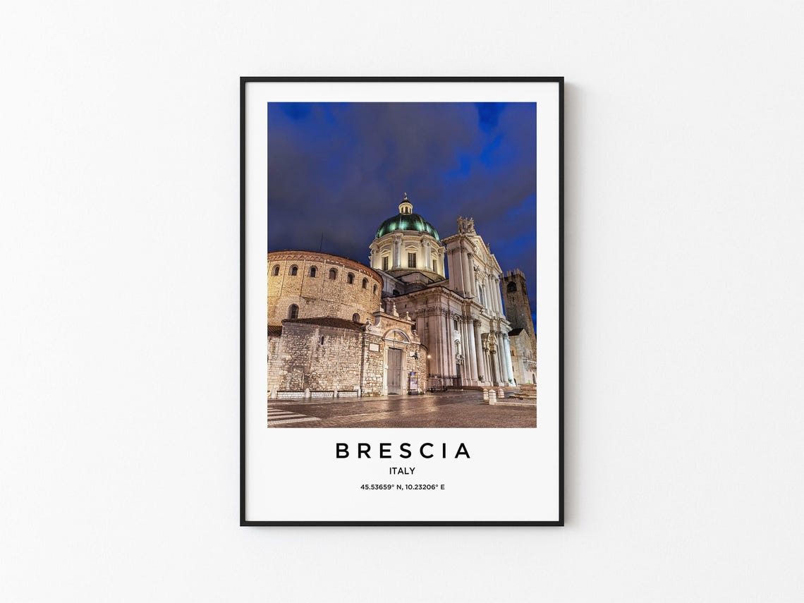Brescia Art Brescia Print Brescia Poster Brescia Art Brescia Photo Brescia Map Brescia Painting Brescia Travel