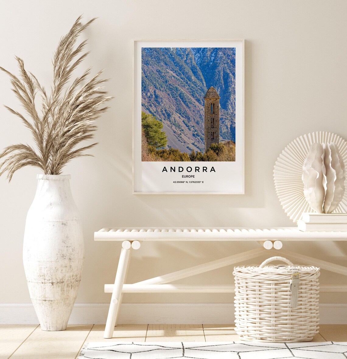 Andorra Art Andorra Print Andorra Poster Andorra Art Andorra Photo Andorra Map Andorra Painting Andorra Travel - Image 3