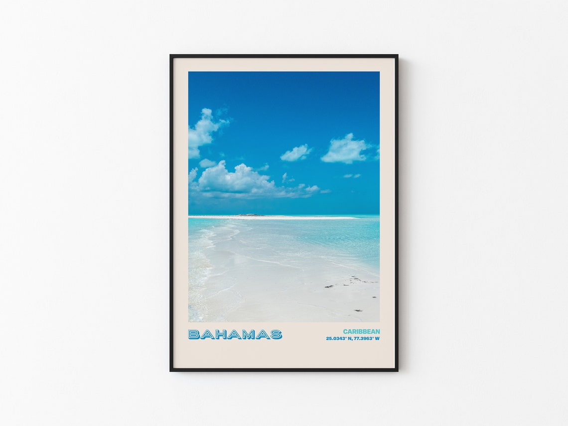Bahamas Travel Poster Bahamas Print Bahamas Photo Print Bahamas Wall Decor Bahamas Travel Art Bahamas Bahamas Picture Bahamas 9 - Image 3