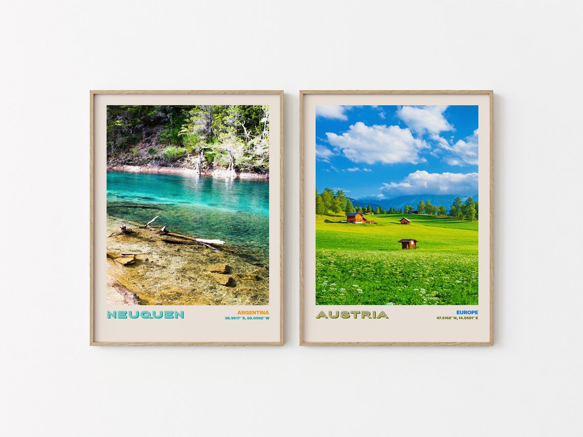 Neuquen Travel Poster Neuquen Print Neuquen Photo Print Neuquen Wall Decor Neuquen Travel Art Argentina Picture Neuquen 4 - Image 2