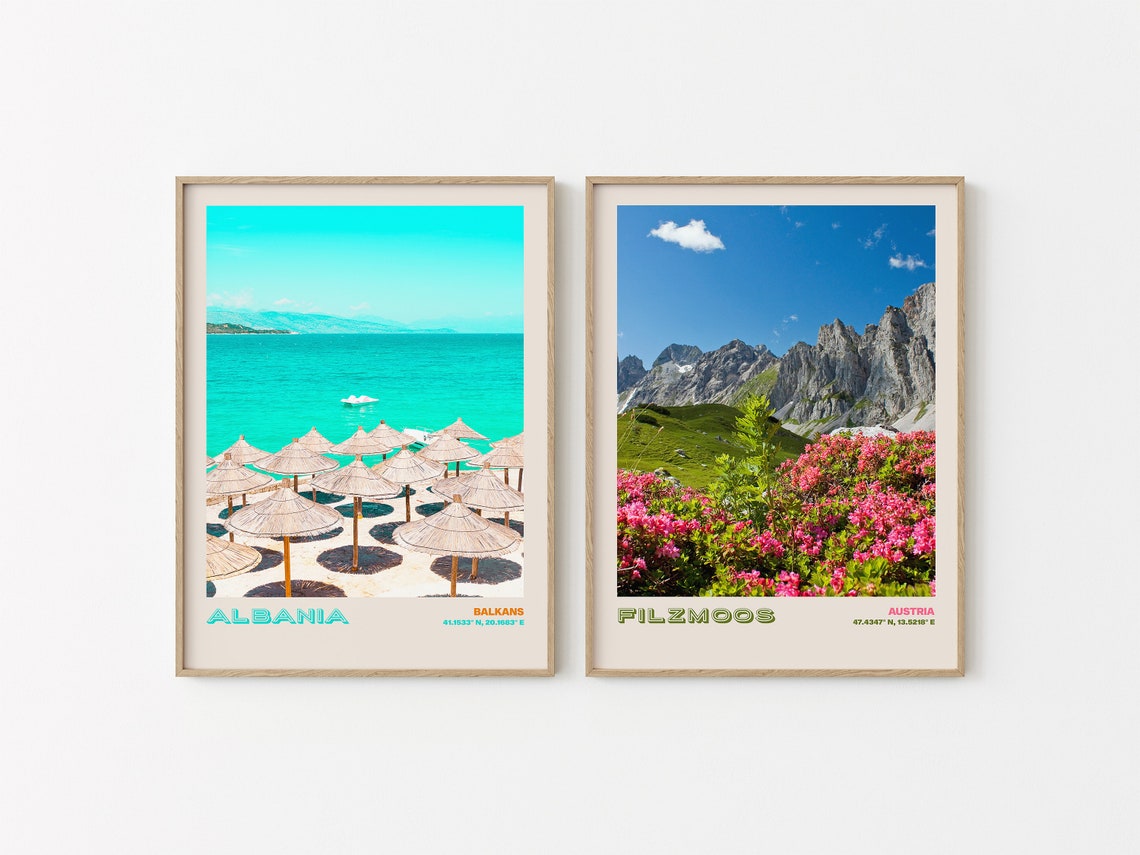 Albania Travel Poster Albania Print Albania Photo Print Albania Wall Decor Albania Travel Art Albania Albania Picture Albania 1 - Image 2