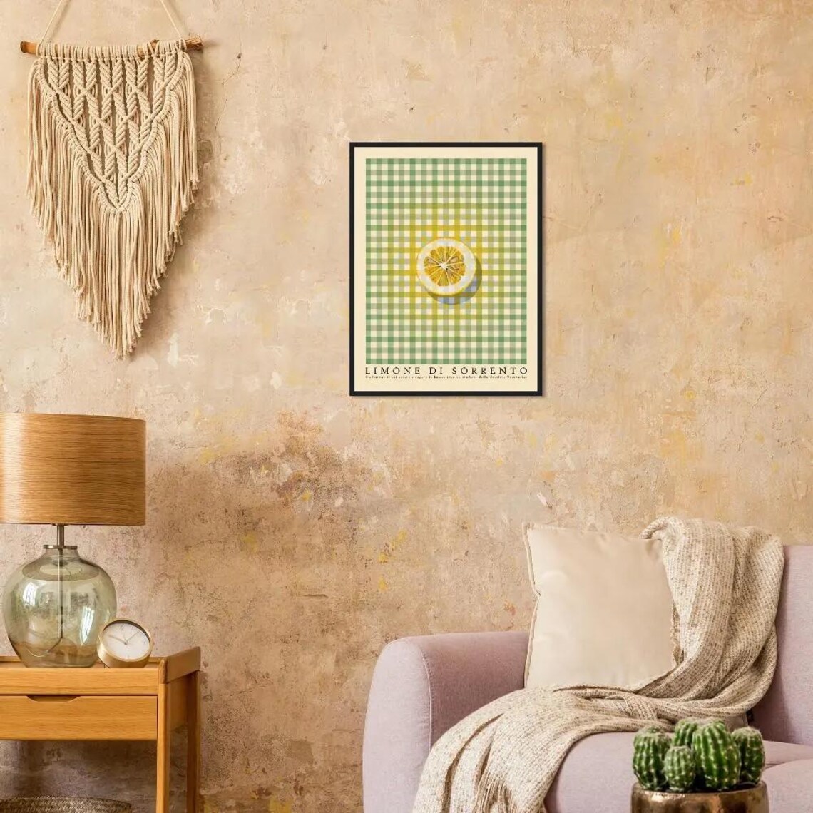 Lemon Art Print Modern Wall Art Kitchen Poster Wall Art Decor Fruit Art Rustic Home Decor Lemon Print Housewarming Gift - Image 3