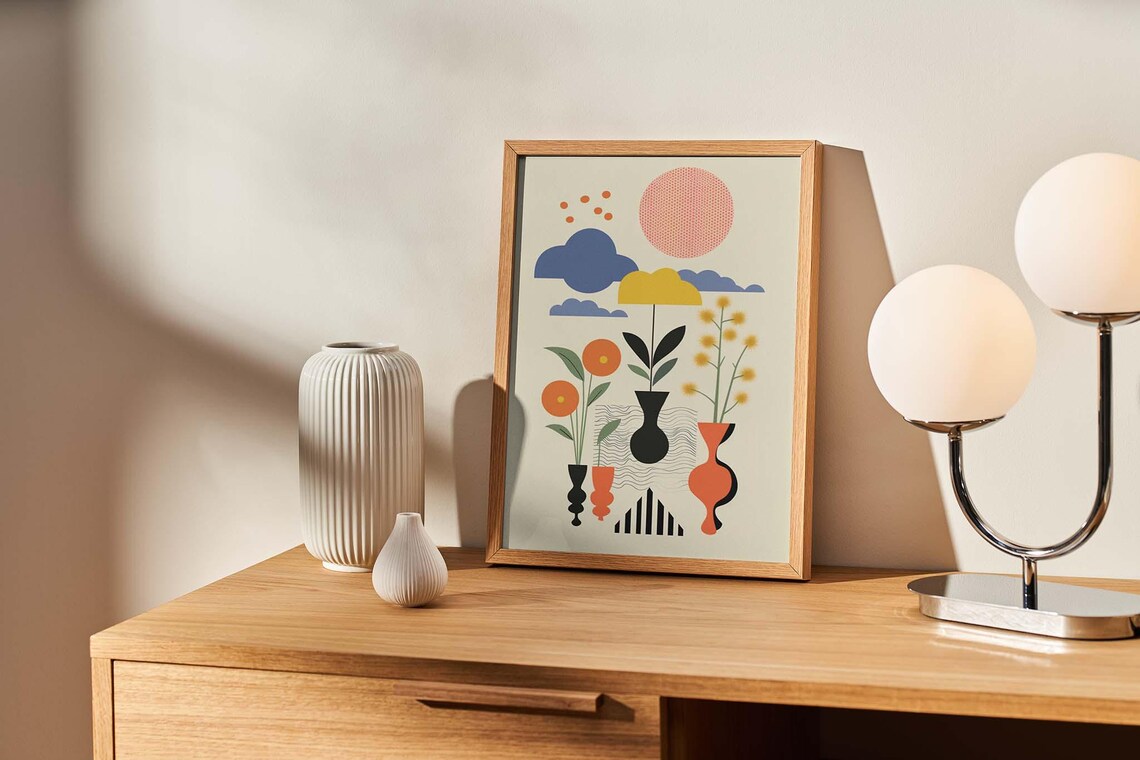 Abstract Cloud Poster, Nature Wall Art - Image 2