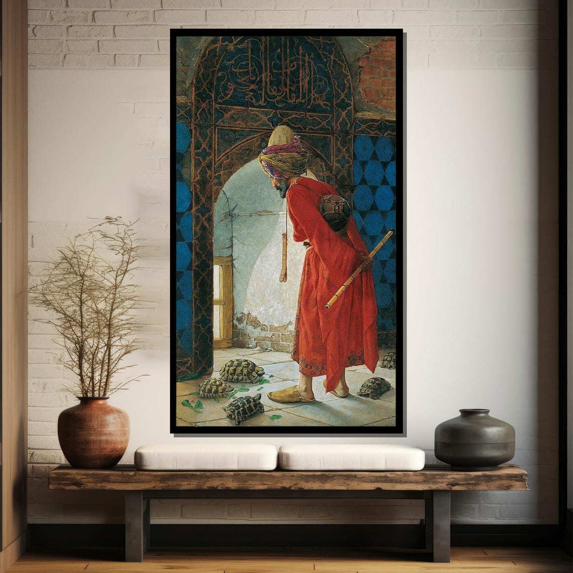 Osman Hamdi Bey The Tortoise Trainer Ottoman Masterpiece Art Poster - Image 3