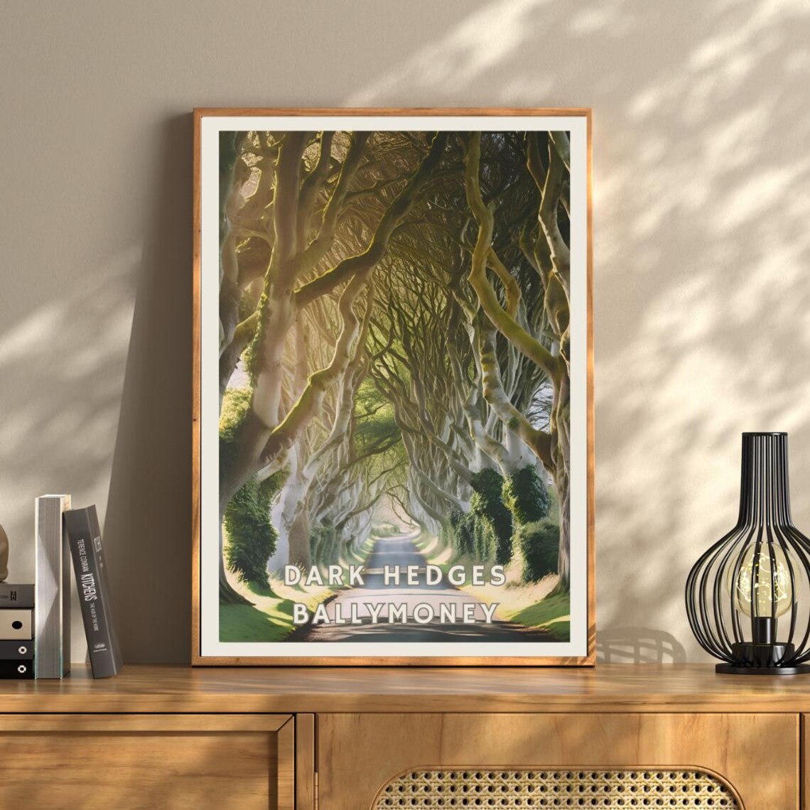 Dark Hedges Ireland, Scenic Tree Avenue Art Print - Image 3