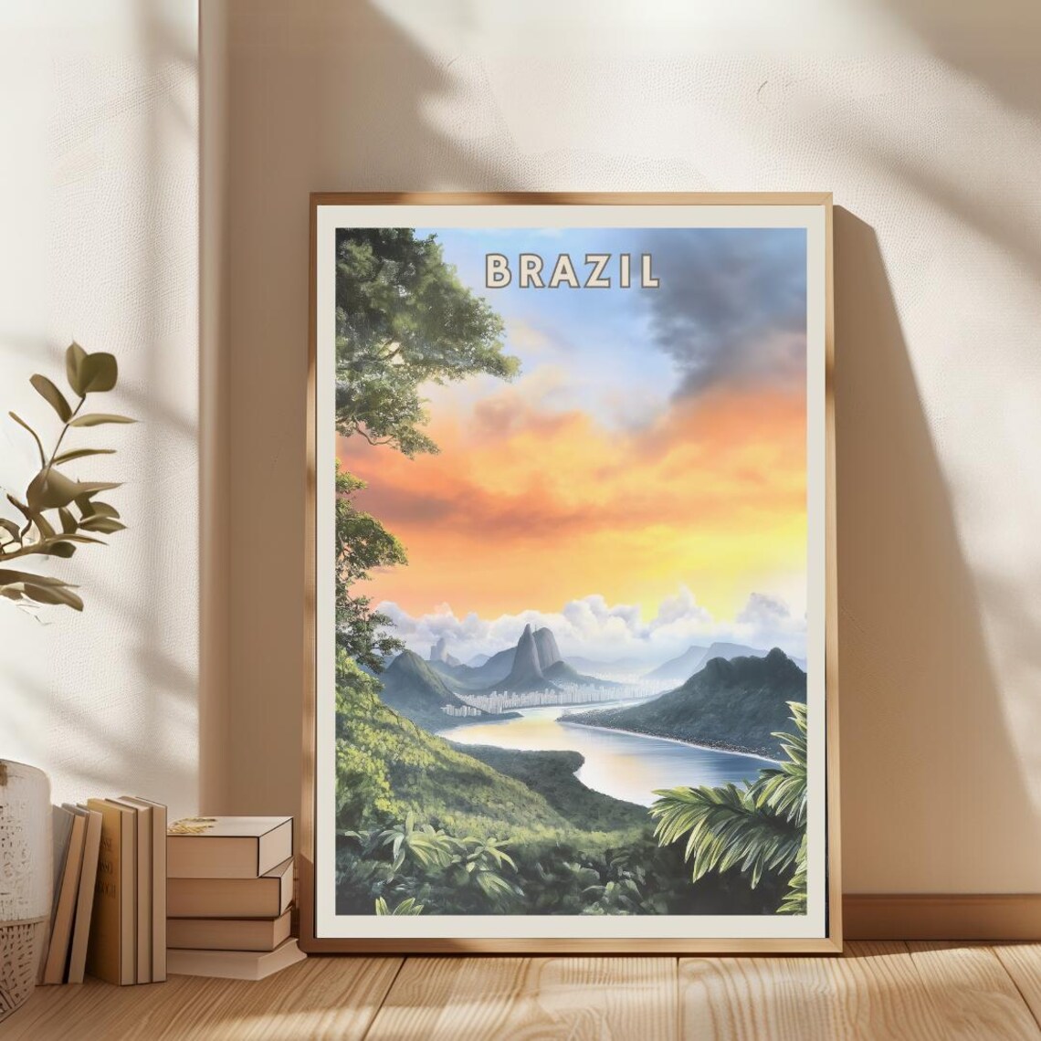 Brazil Poster, Rio De Janeiro Sugarloaf Mountain - Image 2