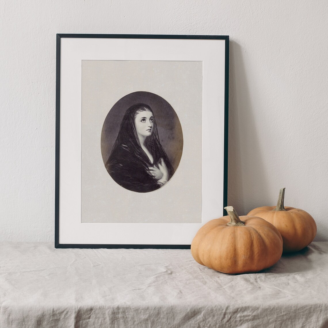 Haunted Portrait Ghost Art Moody Wall Art Dark Academia Art Prints Dark Art Print Da22 - Image 2