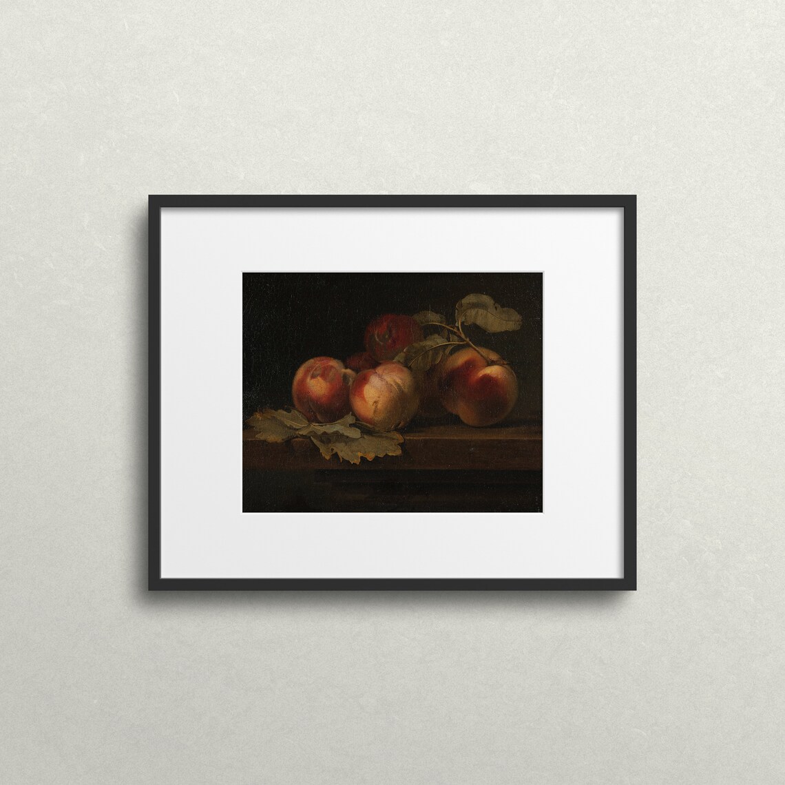 Harvest Peaches Vintage Kitchen Wall Art Print - Image 2