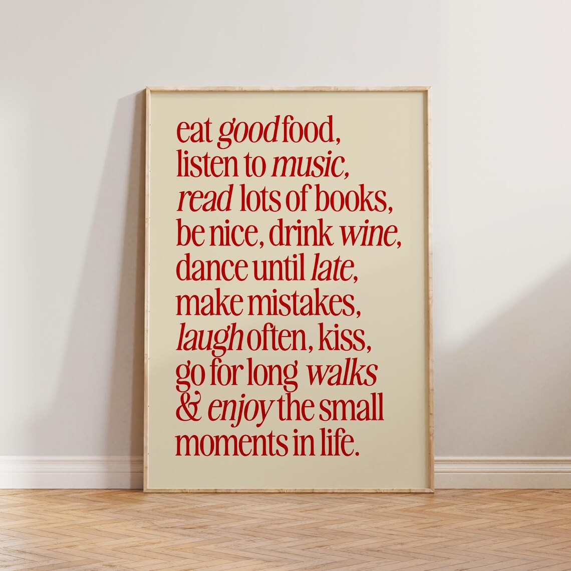 Retro Wall Art, Mid-Century Modern Living Room
