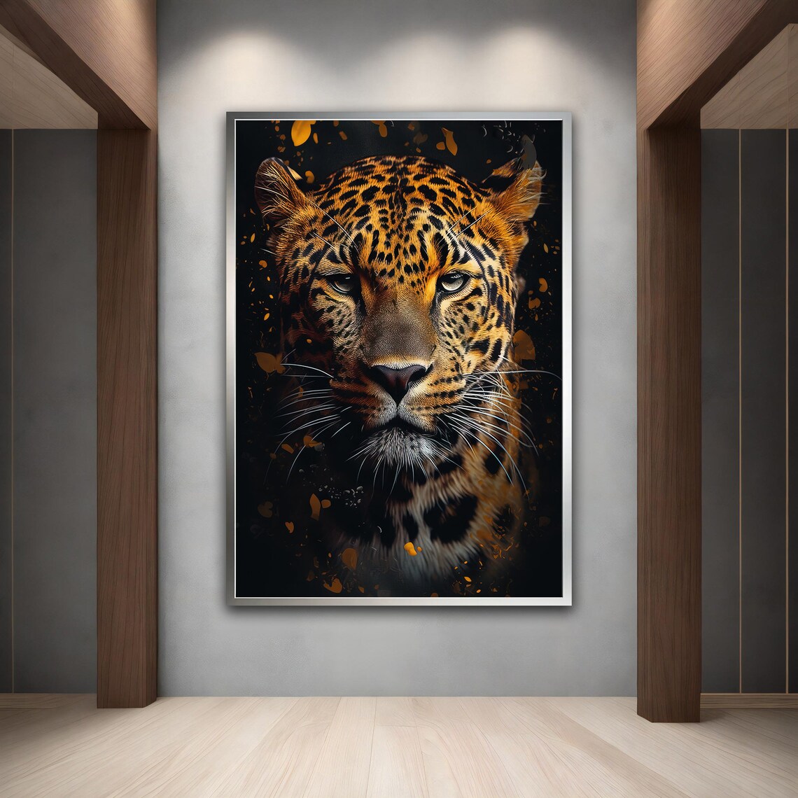 Leopard Print Leopard Wall Art, Wild Animal Decor - Image 5
