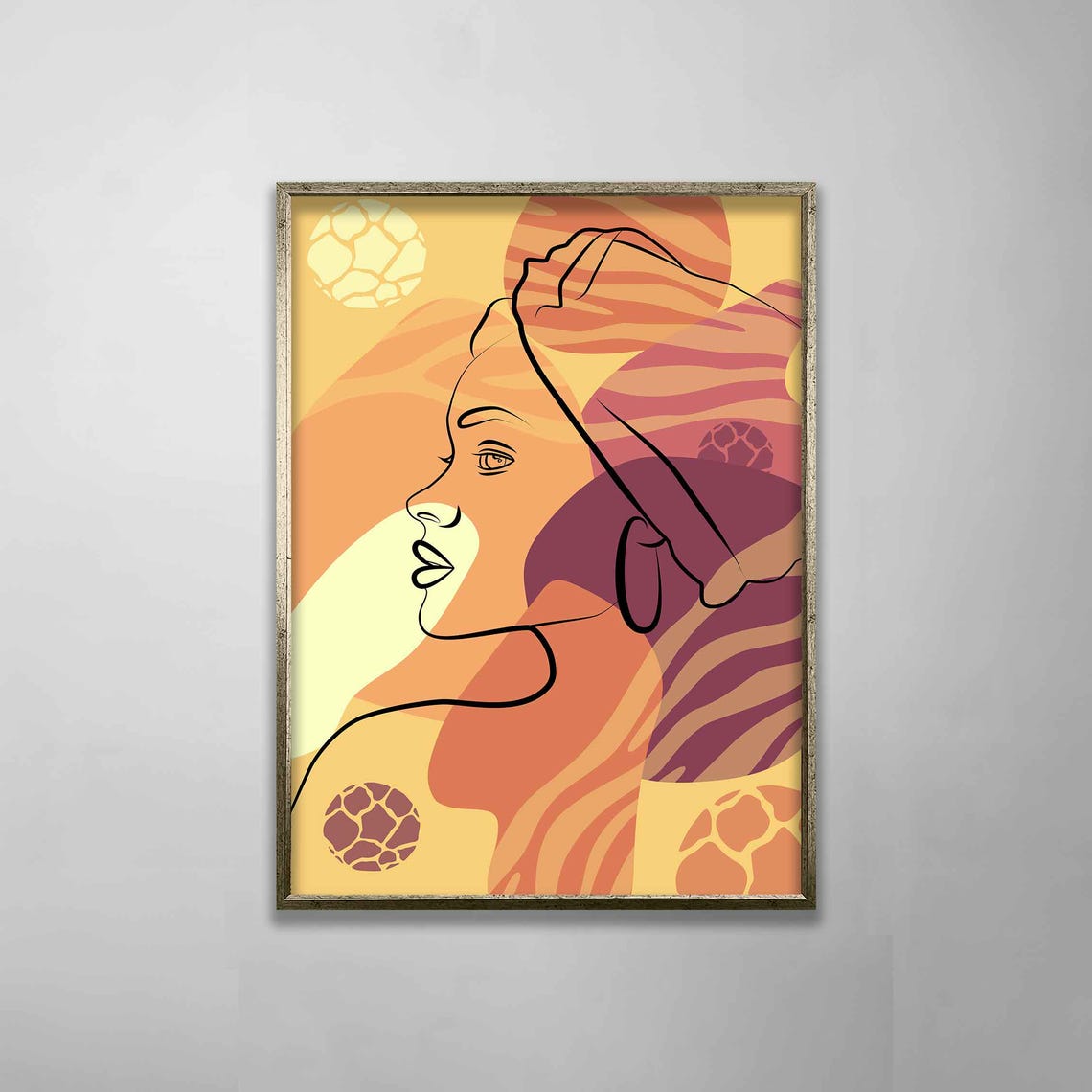 Modern Woman Wall Art Modern Woman Print Woman Woman Wall Decor Woman Wall Art Woman Painting - Image 3