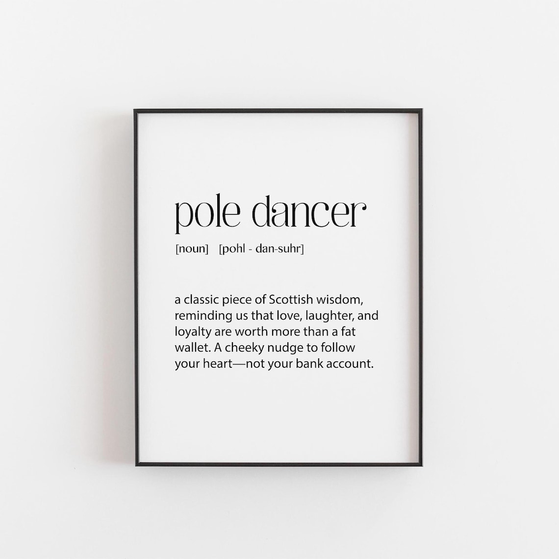Pole Dancer Print, Bachelorette Party Wall Art