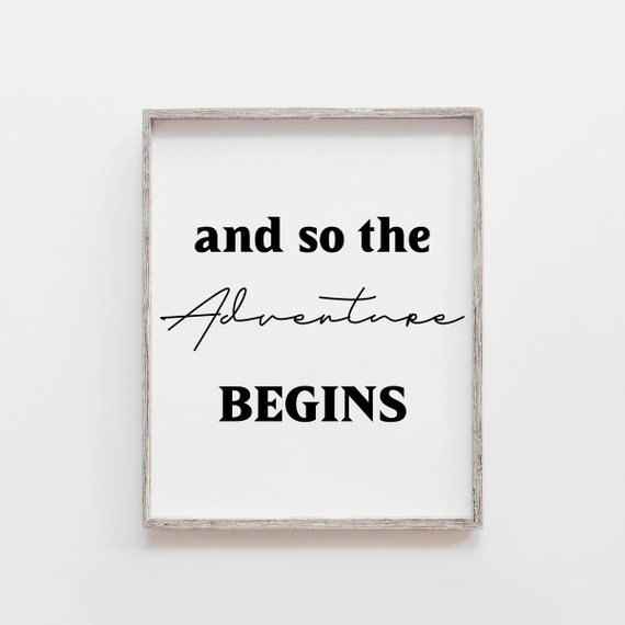 Travel Poster Gifts Quote Wall Art Print For Women Men Hiker