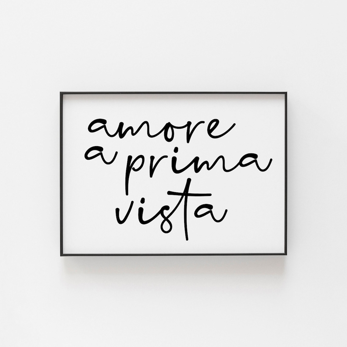 Amore A Prima Vista, Italian Decor Wall Art Print