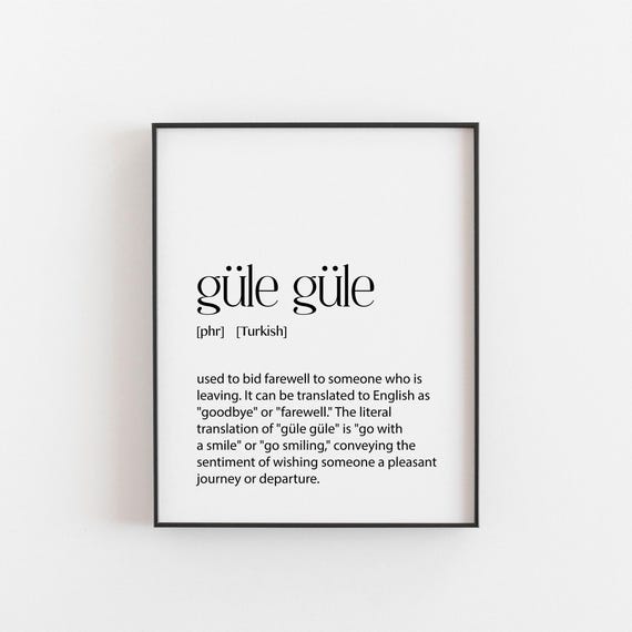 Beautiful Words From Turkey, Travel Poster