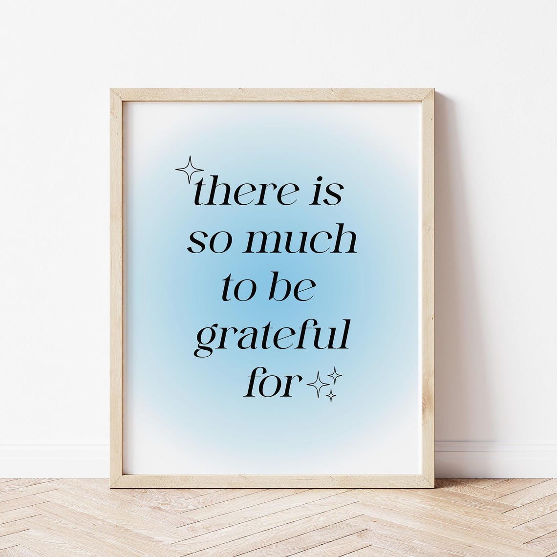 So Much To Be Grateful For Wall Art Print Motivational Quotes Positive Affirmation Growth Mindset Inspirational Poster - Image 2
