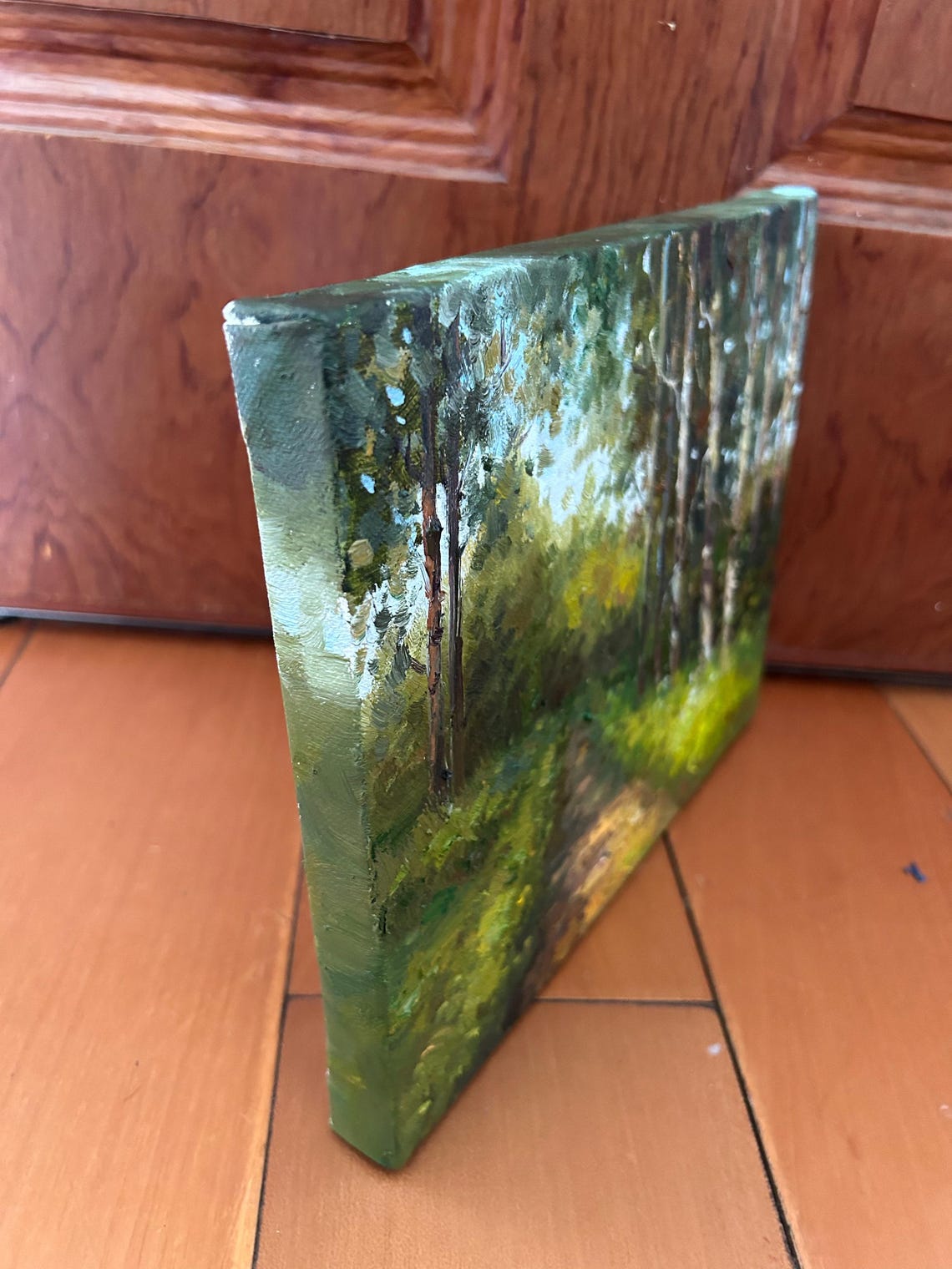 Original Natural Landscape Oil Painting Small Oil Painting Home Wall Decoration Oil Painting Art Wall Art Oil Painting - Image 3