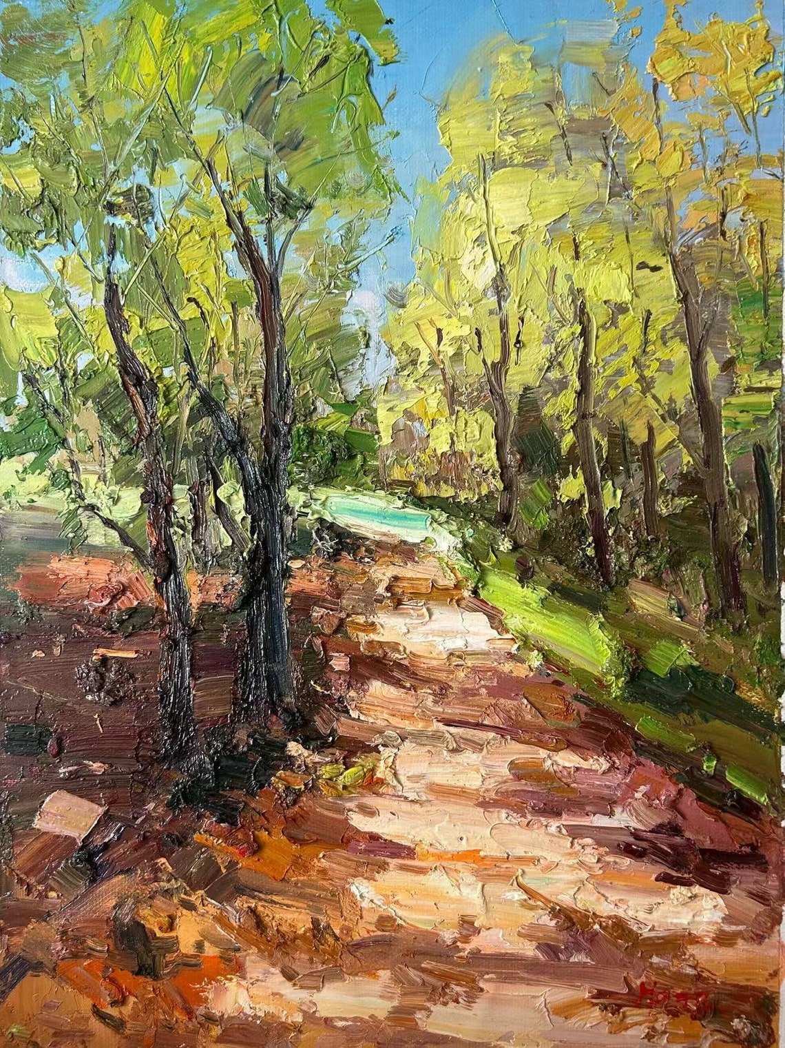 Impression Landscape, Boho Home Decor