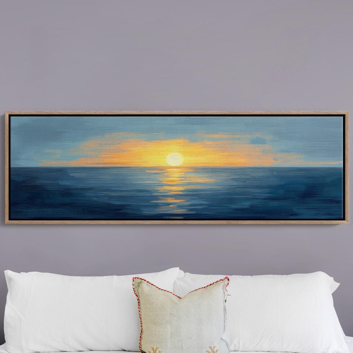 Peaceful Ocean Sunset, Tranquil Coastal Wall Art - Image 7