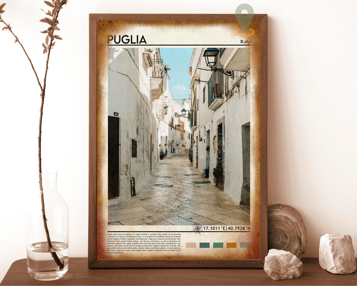 Puglia Print Puglia Poster Puglia Wall Art Puglia Travel Print Puglia Art Print Puglia Artwork Puglia Photo Italy Print - Image 6