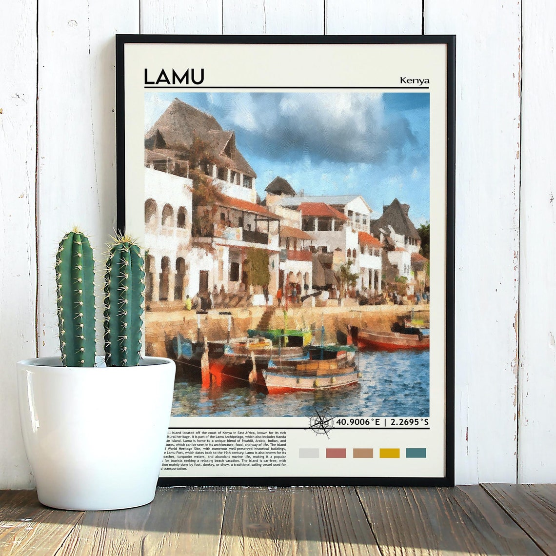 Lamu Print Lamu Photo Lamu Poster Lamu Painting Lamu Artwork Lamu Island Kenya Poster Lamu Wall Art Lamu Dcor Lamu Travel Kenya - Image 2