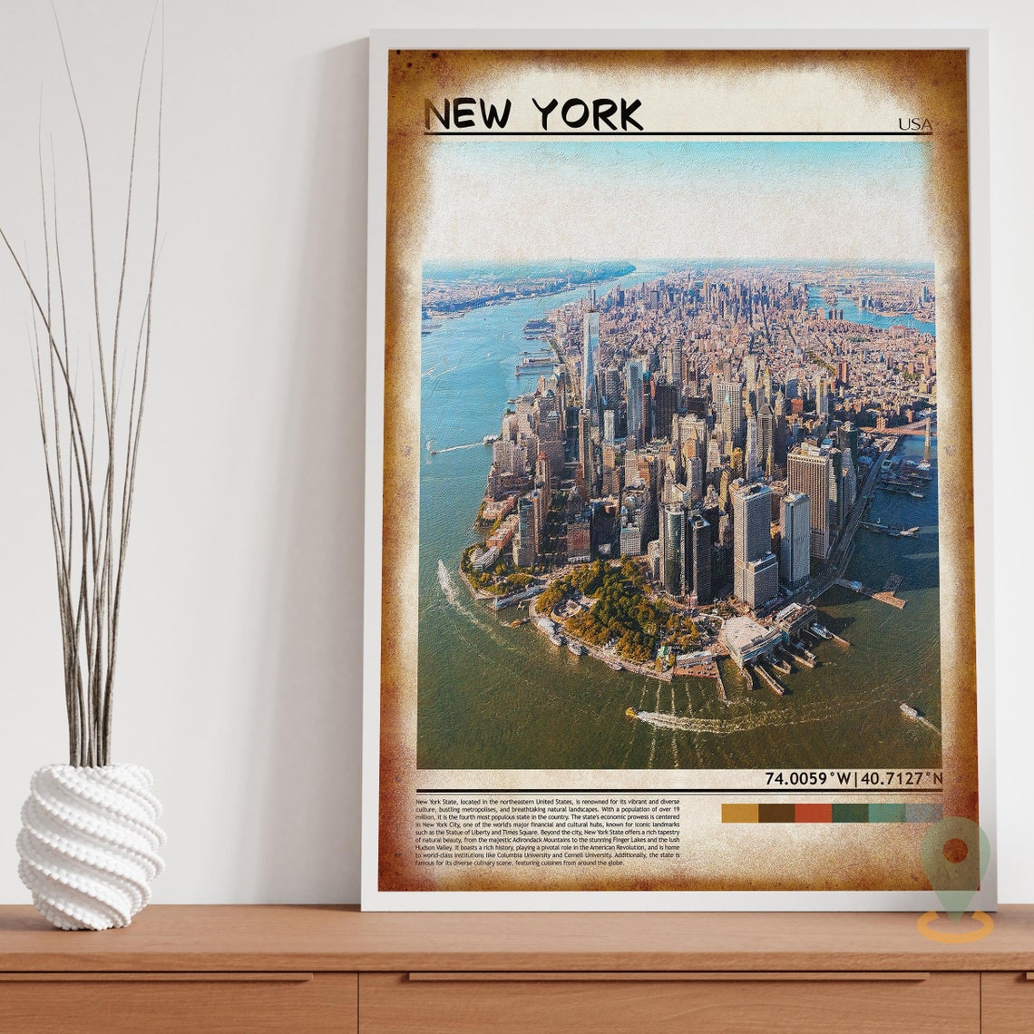 New York Print New York Art New York Poster New York Photo New York Poster Print New York Painting New York Travel Poster New York - Image 4