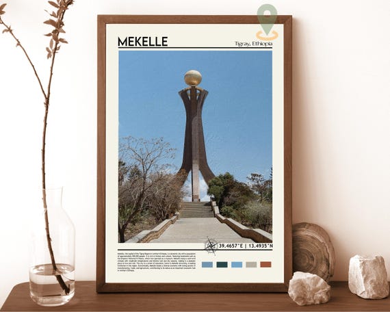 Mekelle Print Mekelle Wall Art Mekelle Poster Mekelle Photo Mekelle Poster Print Mekelle Wall Dcor Mekelle Ethiopia Mekelle Tigray