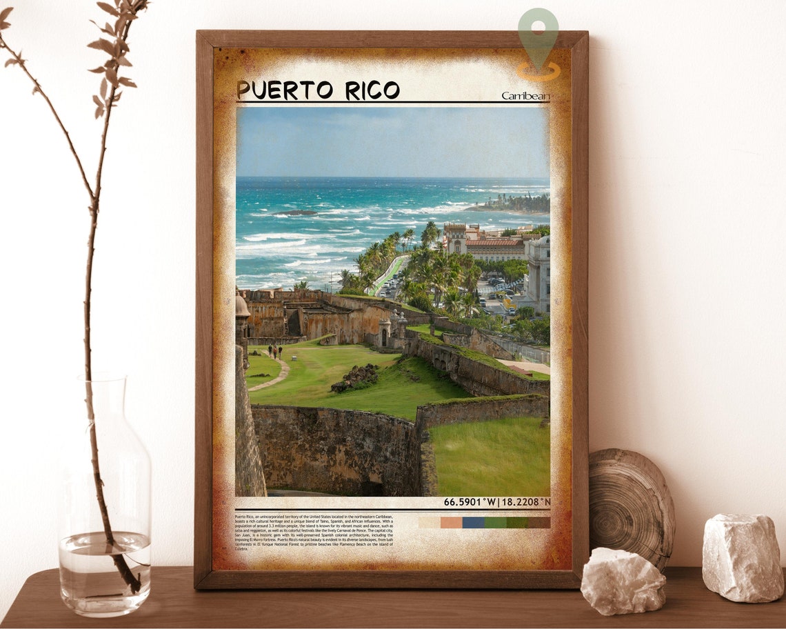 Puerto Rico Print Puerto Rico Wall Art Puerto Rico Poster Puerto Rico Photo Puerto Rico Poster Print Puerto Rico Art San Juan Poster - Image 6
