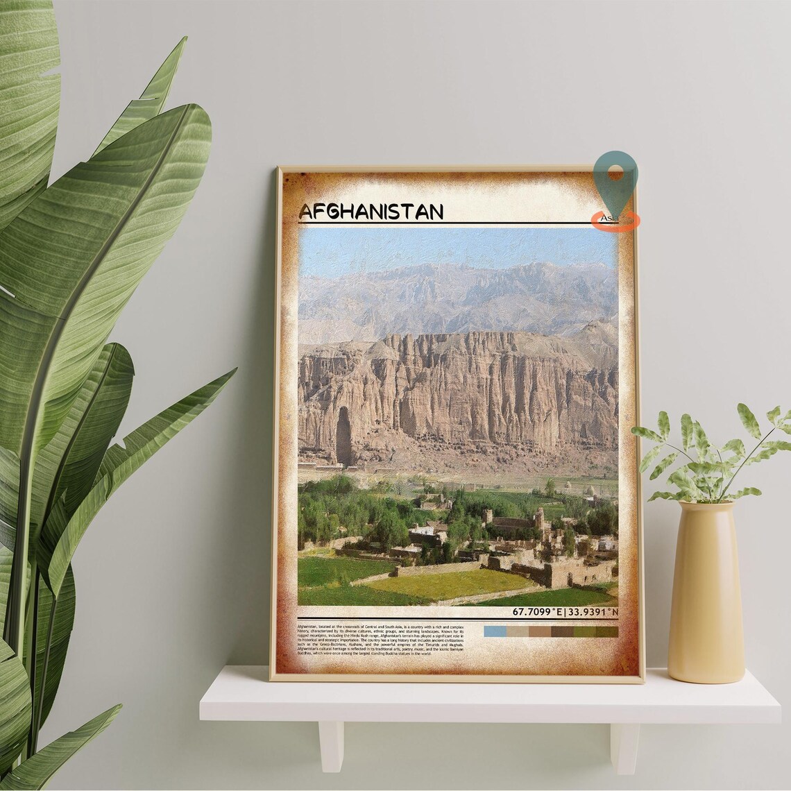Afghanistan Print Vintage Poster Afghanistan Wall Art Afghanistan Poster Afghanistan Photo Afghanistan Poster Print Kabul Poster - Image 5