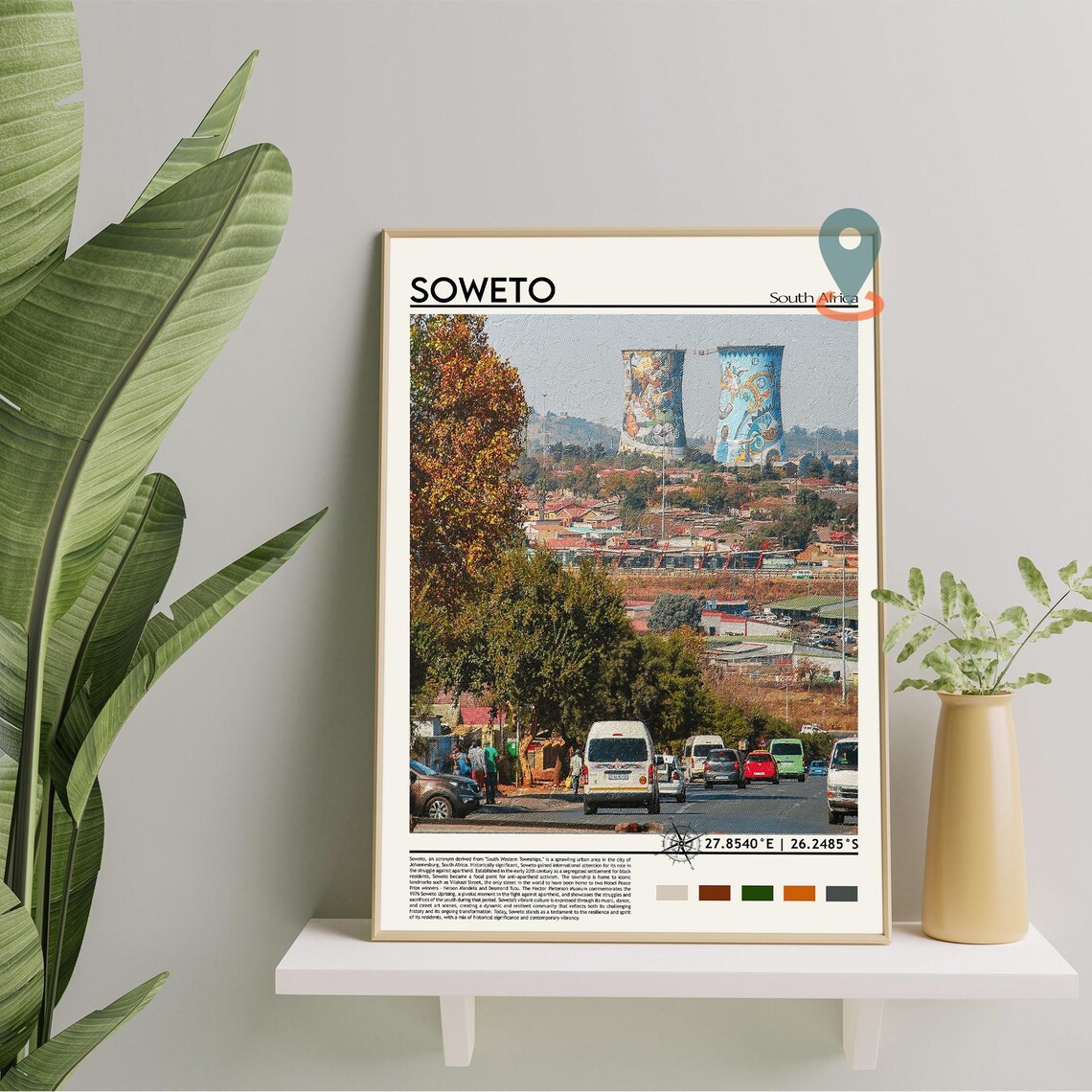 Soweto South Africa Orlando Towers Street Life Culture Poster - Image 6