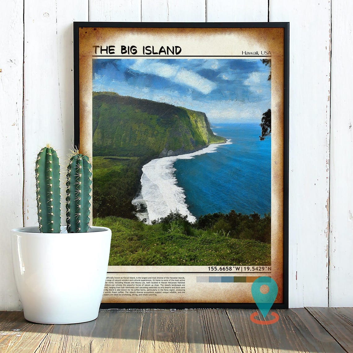 Big Island Print Big Island Wall Art Big Island Poster Big Island Photo Big Island Poster Print Big Island Art Big Island Hawaii - Image 2