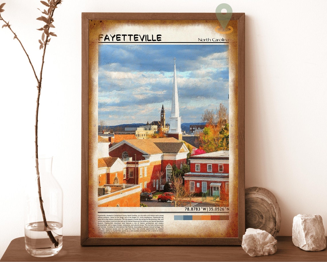 Fayetteville Art Fayetteville Artwork Fayetteville Map Fayetteville Photo Fayetteville Poster Fayetteville Print Fayetteville Travel - Image 6