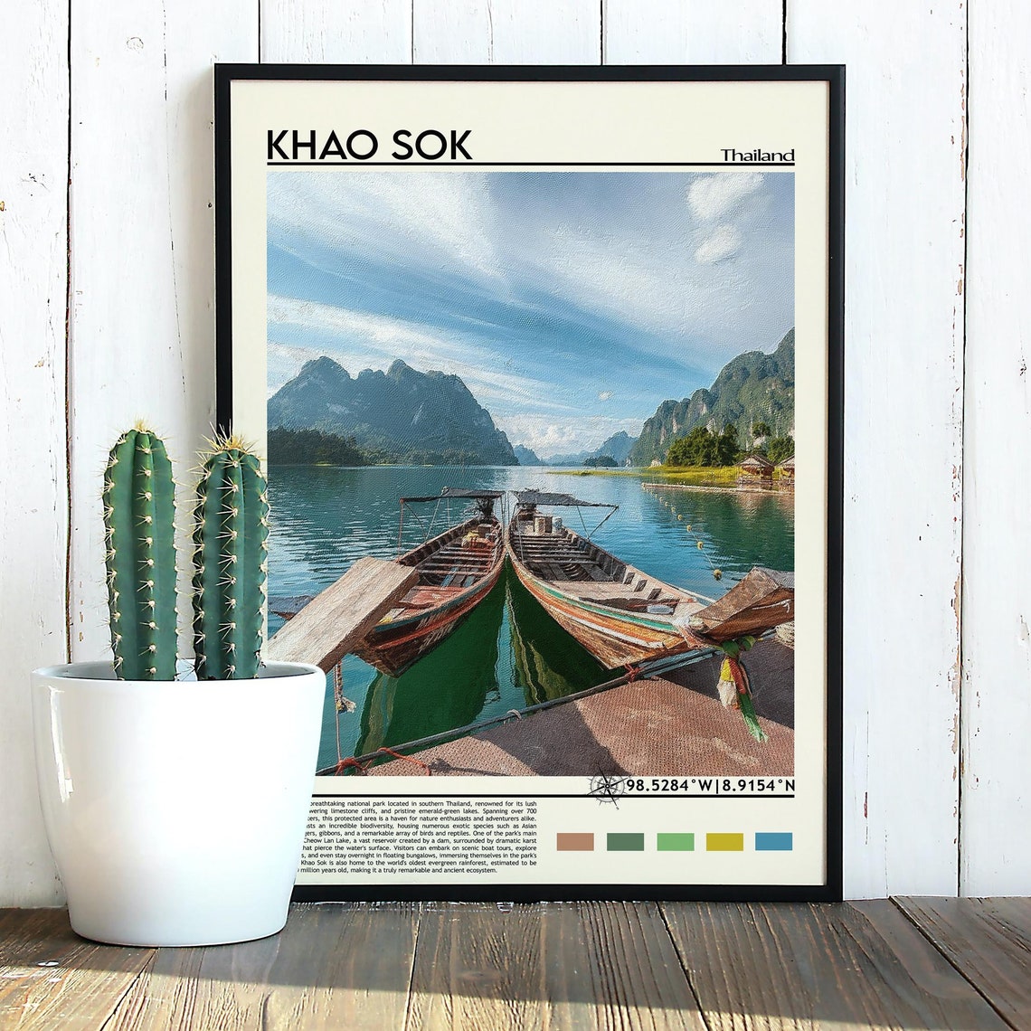 Khao Sok Print Khao Sok Poster Khao Sok Wall Art Khao Sok Travel Khao Sok Art Print Khao Sok Artwork Khao Sok Photo Khao Sok Thailand - Image 5