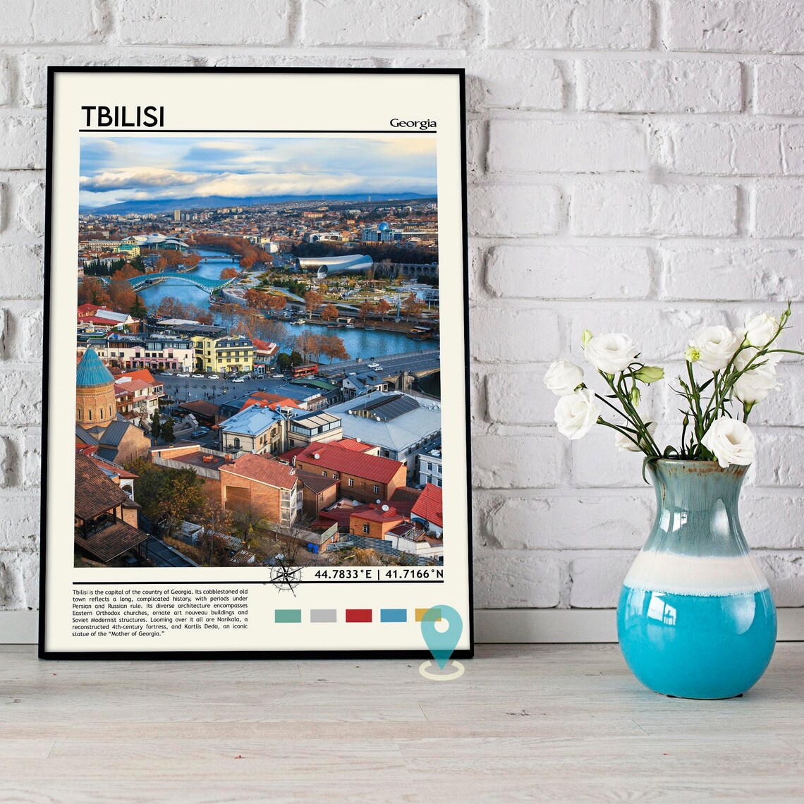 Tbilisi Georgia Capital City Travel Photo Poster Home Decor Art - Image 3