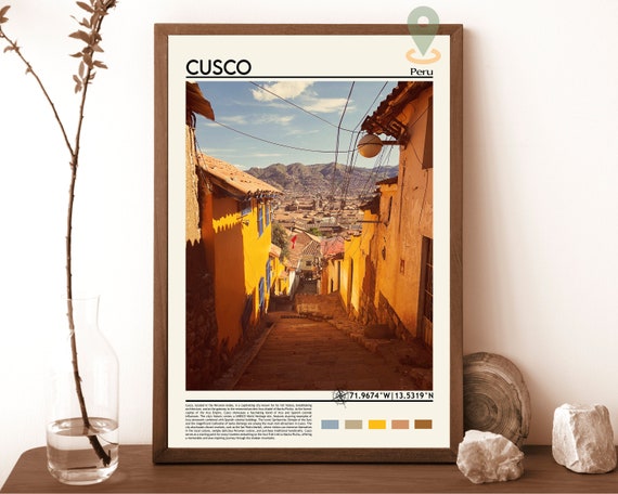 Cusco Print Cusco Poster Cusco Wall Art Cusco Travel Cusco Art Print Cusco Artwork Cusco Photo Cusco Peru Print Cusco Art Peru Art