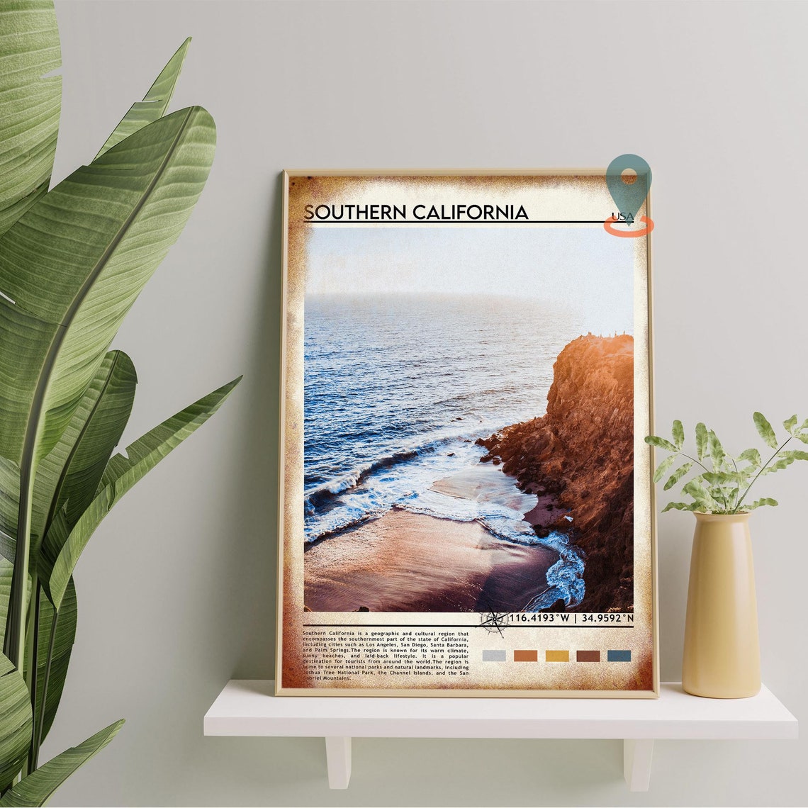 Southern California Print California Wall Art Southern California Poster California Photo California Wallart California Painting - Image 2