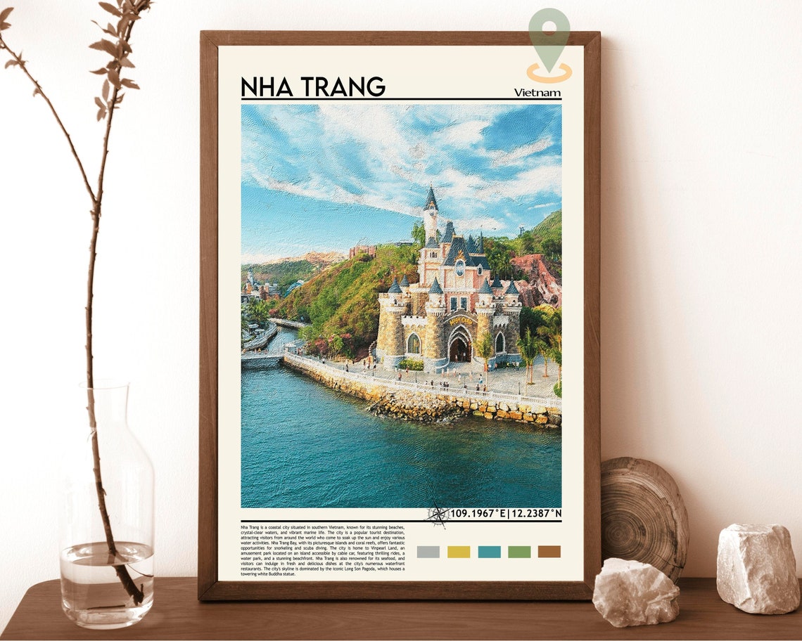 Nha Trang Print Nha Trang Wall Art Nha Trang Poster Nha Trang Photo Nha Trang Poster Print Nha Trang Decor Vietnam Poster Print