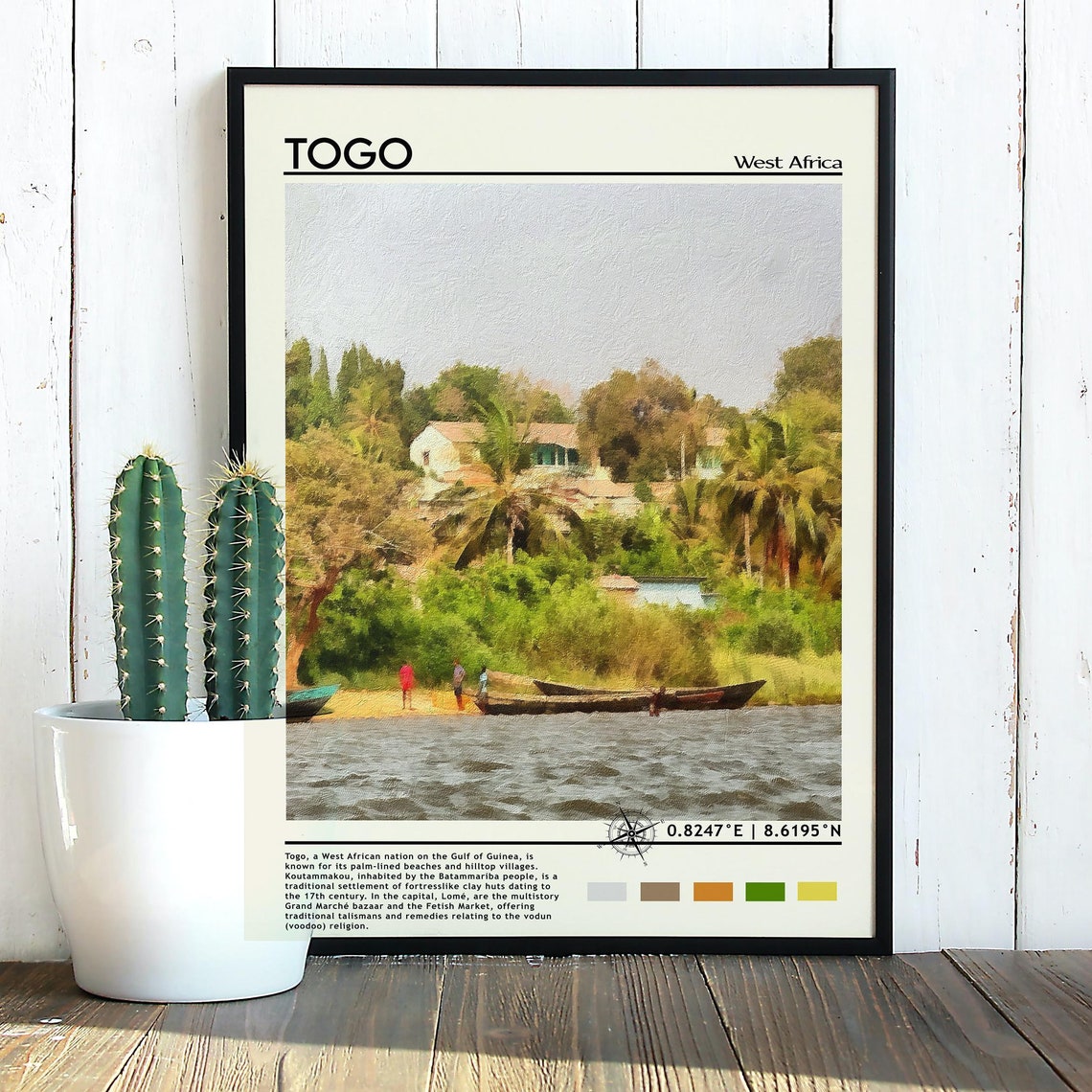 Togo Print Vintage Poster Togo Wall Art Togo Poster Togo Photo Togo Poster Print Togo Wall Decor West Africa - Image 5